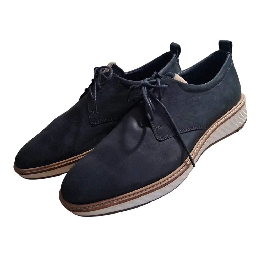 Ecco Mens size 10 St.1 Hybrid Derby Casual Career Office Church Prep Dress Shoes